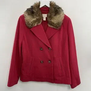 Chico's Jackets Coats Chicos Pea Coat Jacket Mob Wife Double